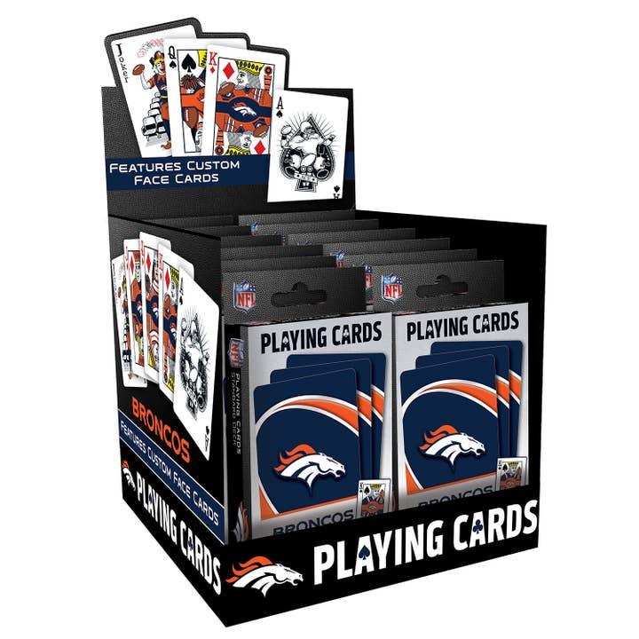 Masterpieces Puzzles - Wholesale Playing Cards - Denver Broncos Playing Cards