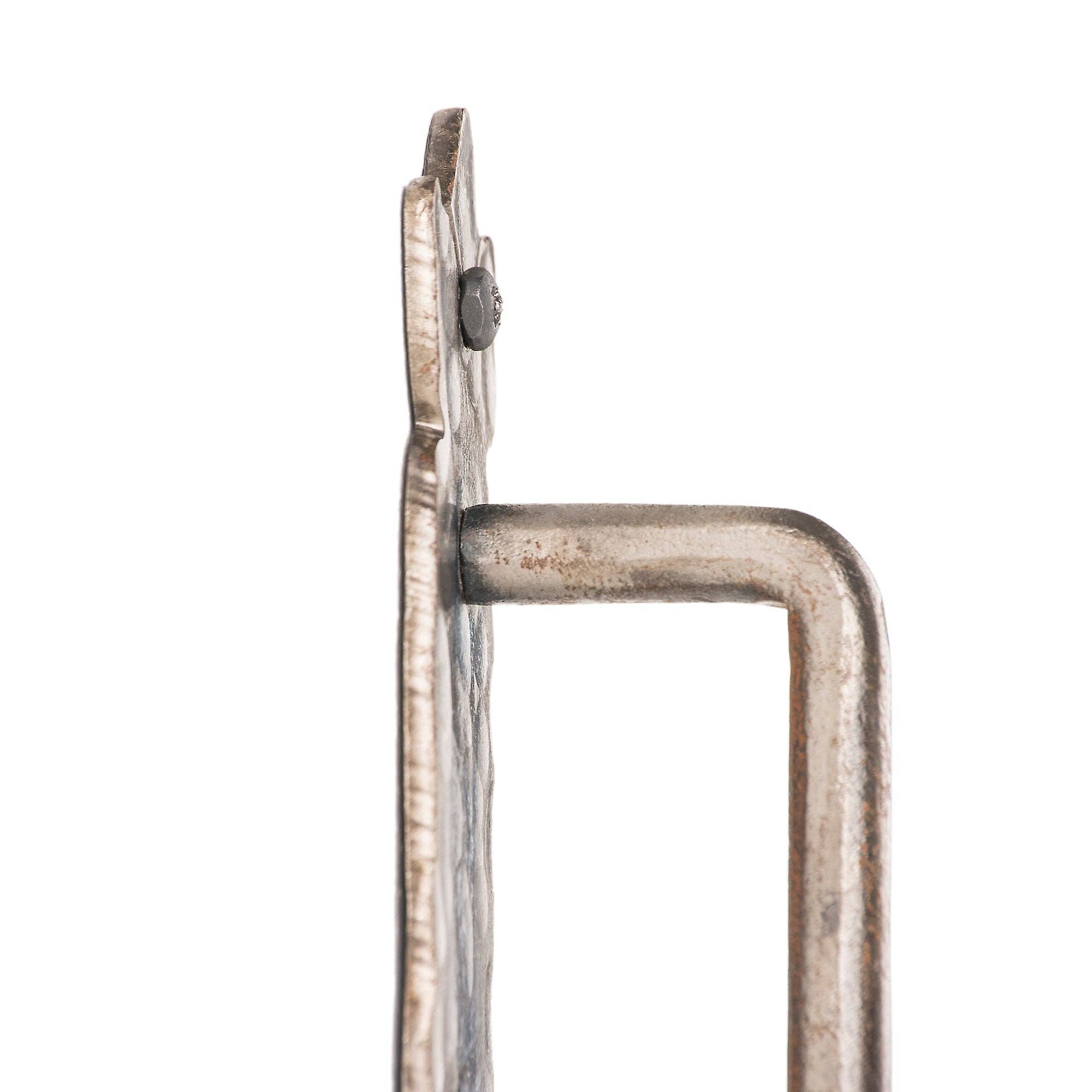 Artesano | Home Decor - Wholesale Knob/Pull - Hand Hammered Plate Cabinet Pull 6 1/8-in L | AIW-20357