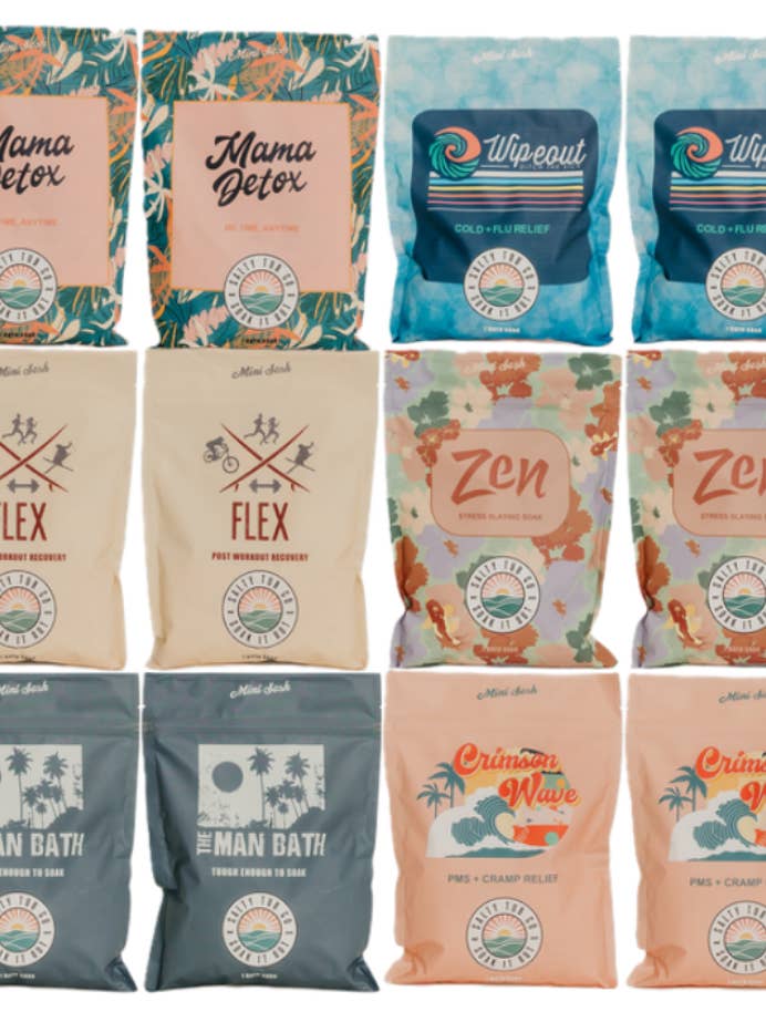 The Mini Sesh Sampler (Pack of 12) for wholesale by Salty Tub Co.