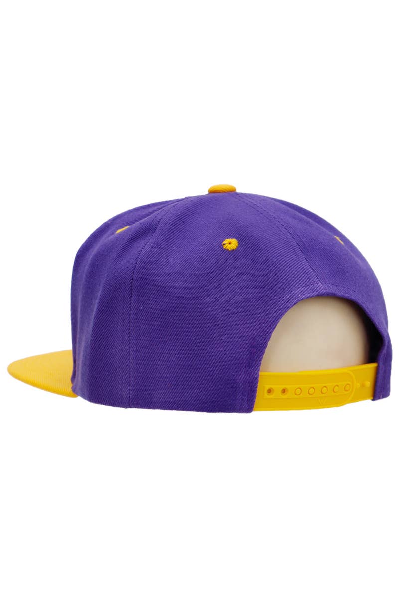 Cap Zone - Venta al por mayor Gorra snapback - Unisex - Gorra de sarga bicolor con visera plana en la parte trasera12