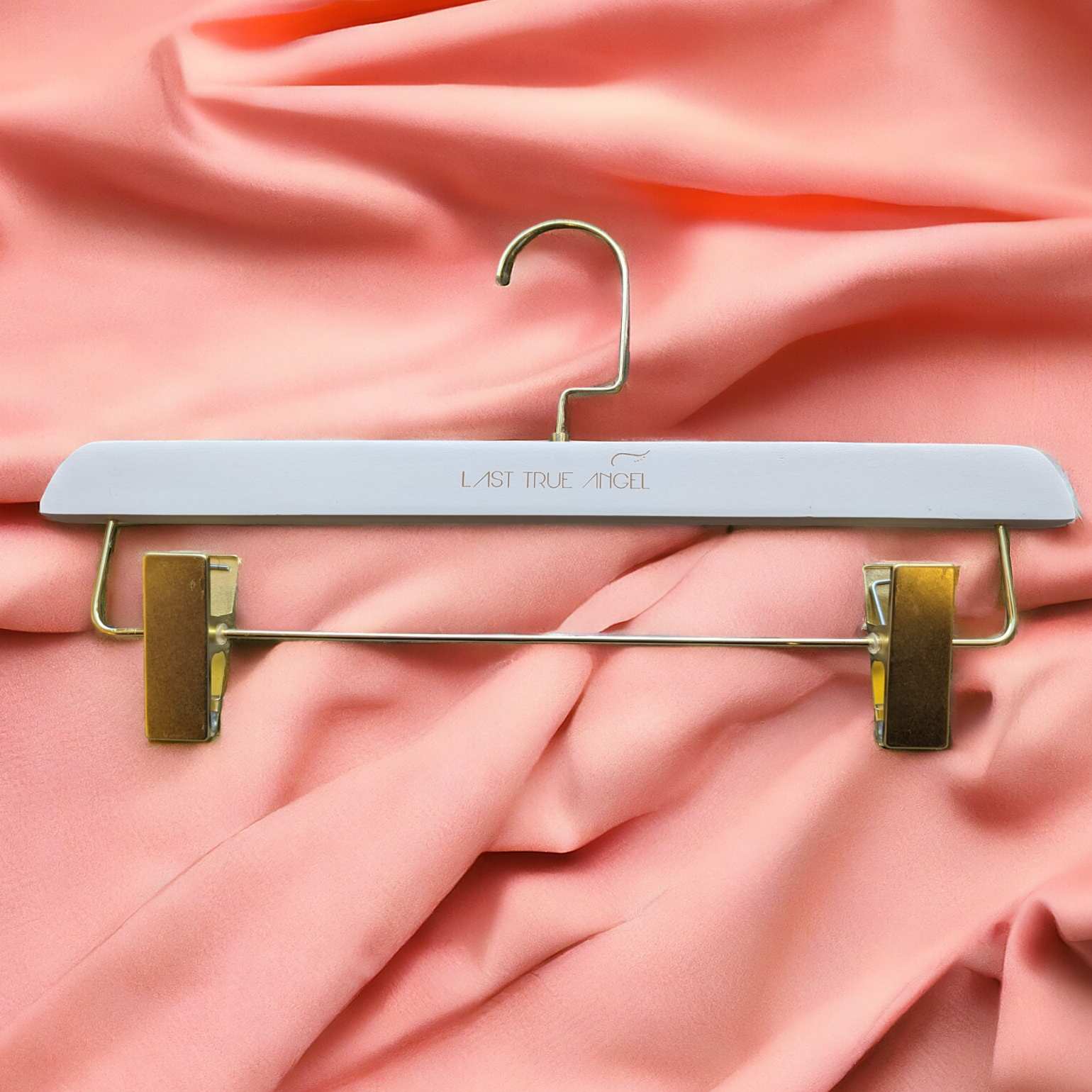 Last True Angel - Wholesale Clothes hangers - Last True Angel Branded Wooden Skirt Hanger2