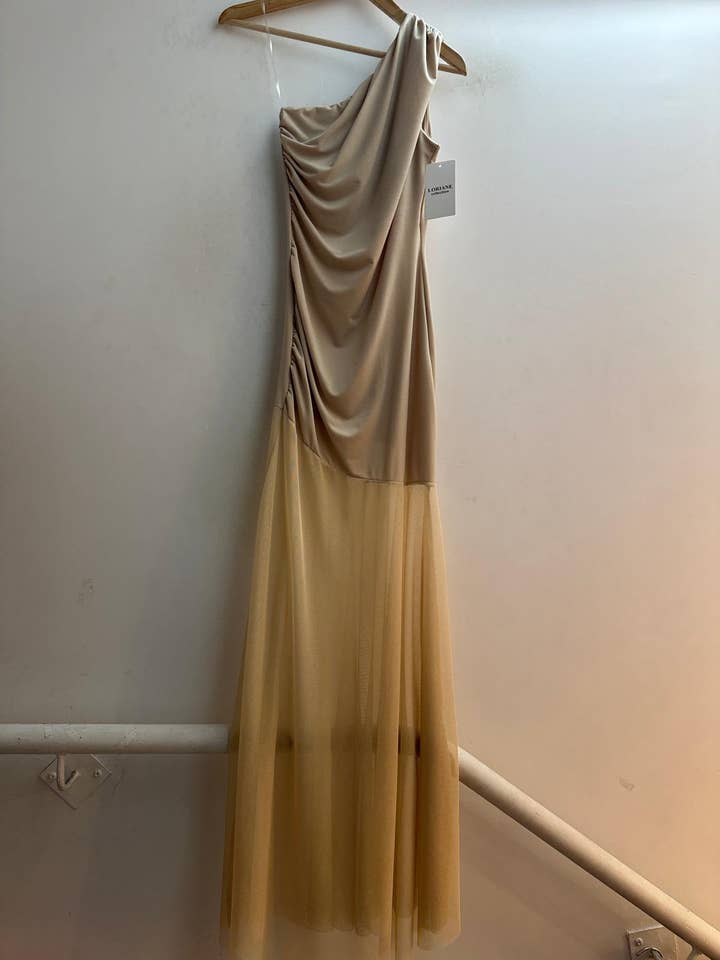 LORIANE - Wholesale Dress - Women's - 7019 Long plain dress