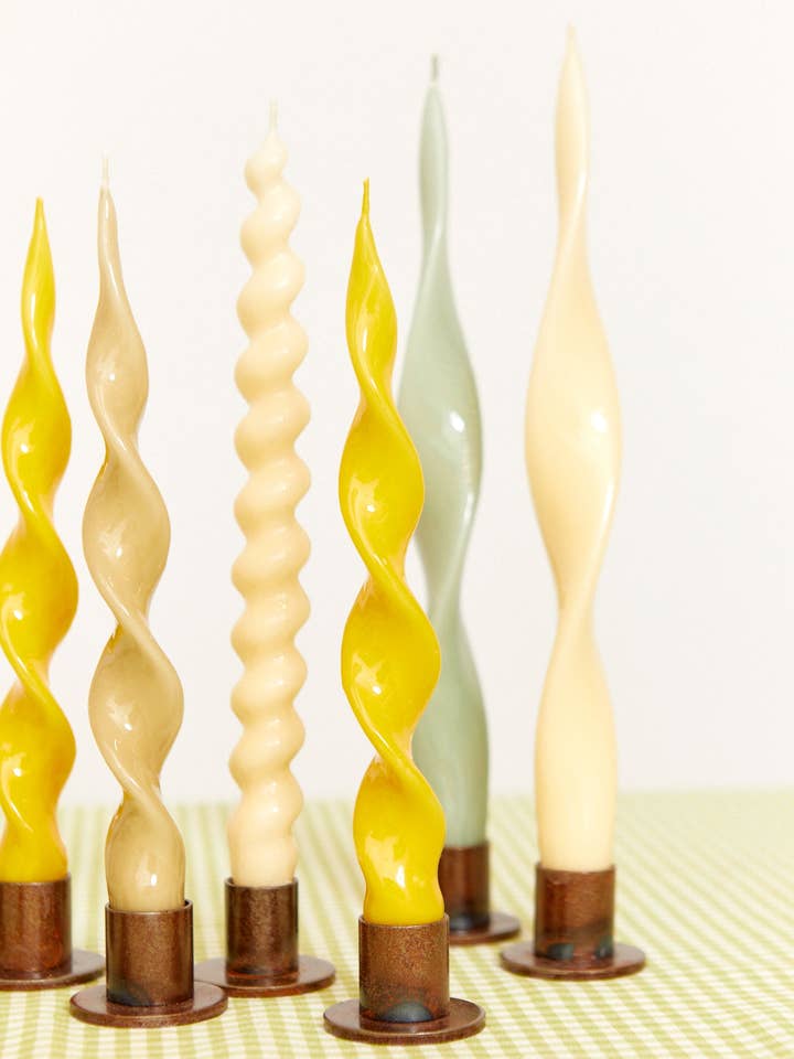 Iron candle holder for wholesale by Eturel Madrid