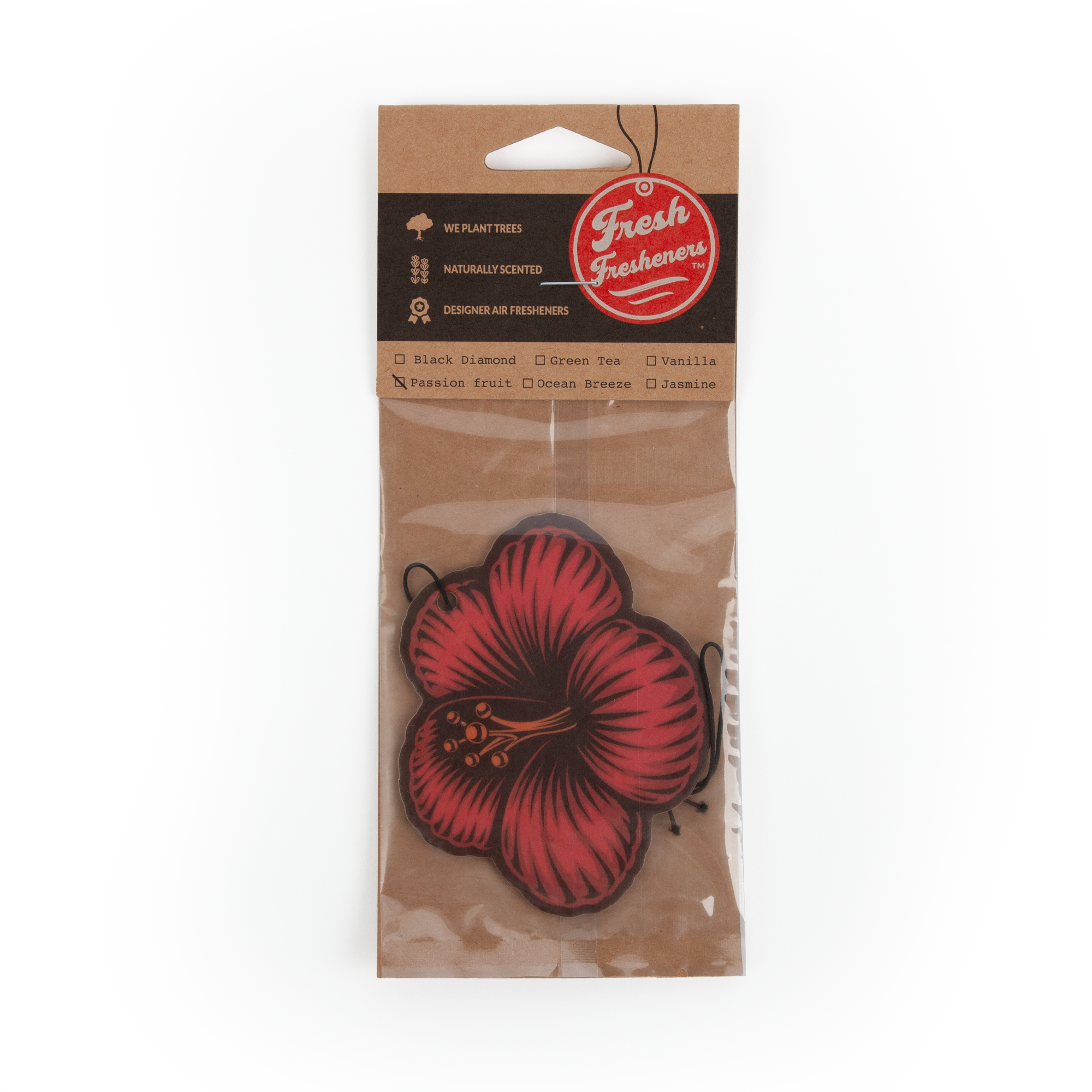 Fresh Fresheners - Wholesale Car Freshener - Unisex - Hibiscus Flower Air Freshener Pack of 121