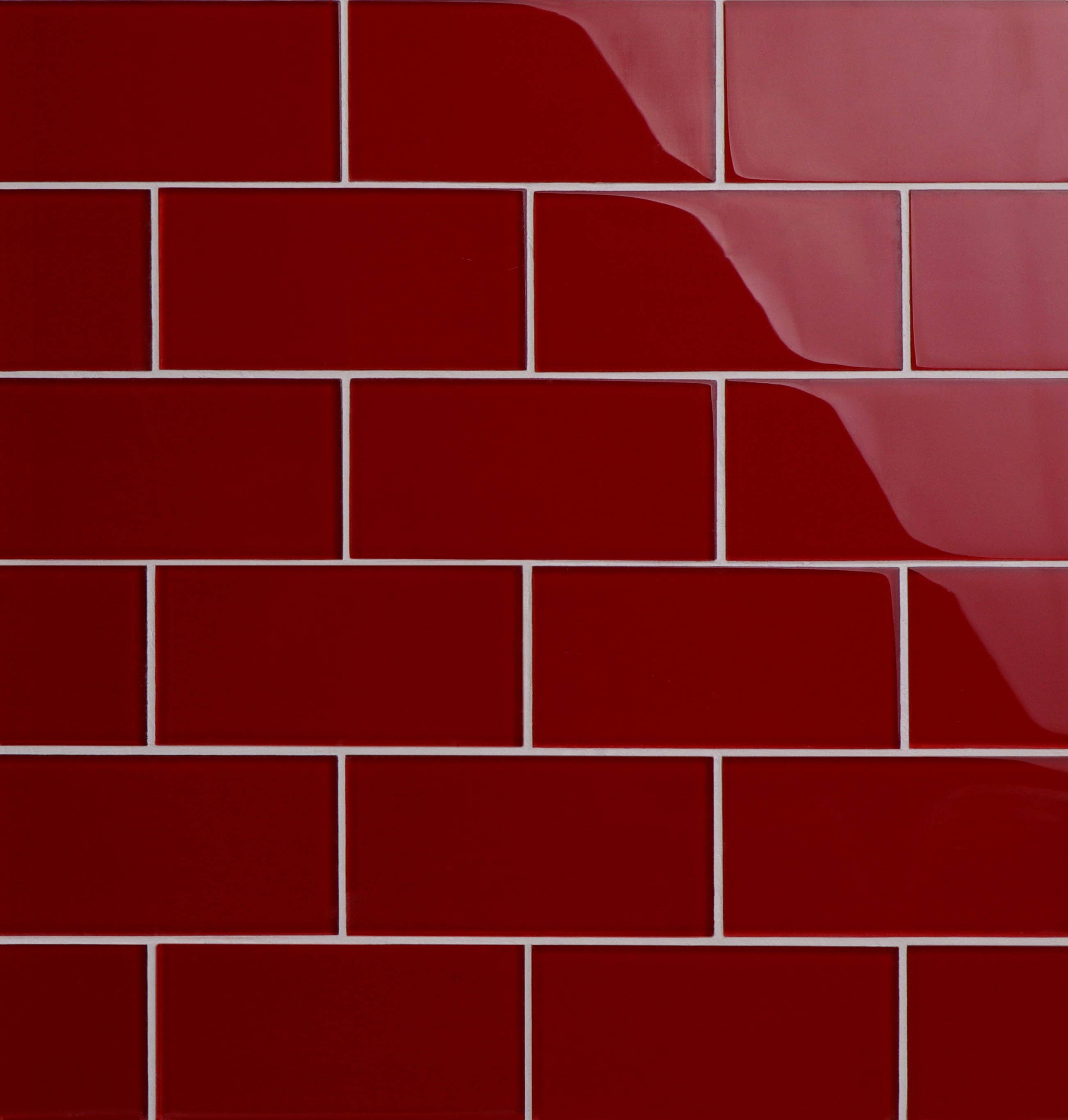 WS Tiles - Vente Carrelages muraux - Carreau de mosaïque en verre de 3" x 6", dosseret pour cuisine et salle de bain - 5 pieds carrés par carton37