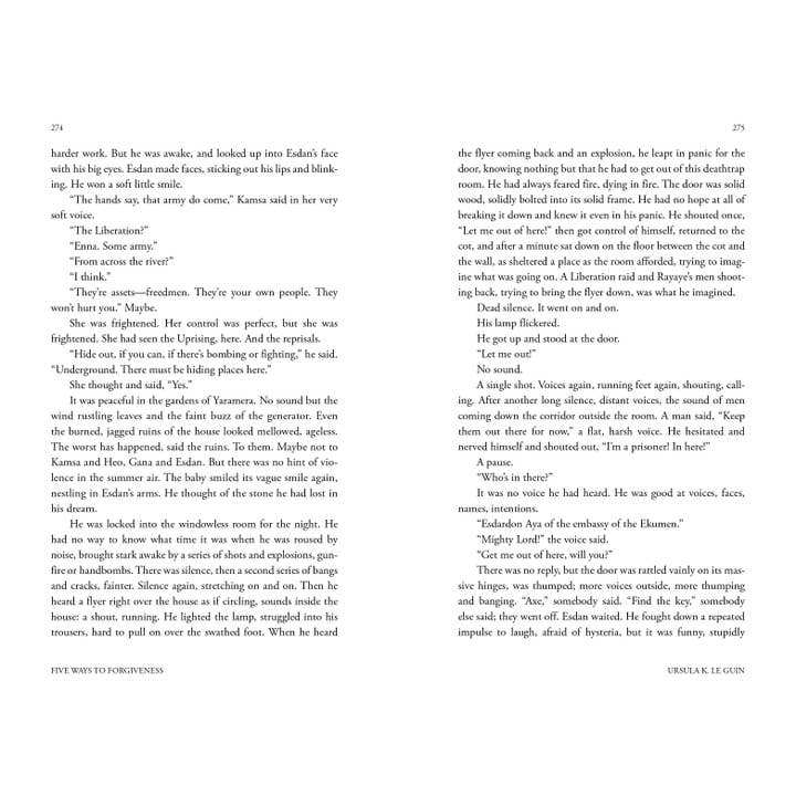 Hachette Book Group - Wholesale Science Fiction - Five Ways to Forgiveness by Ursula K. Le Guin6