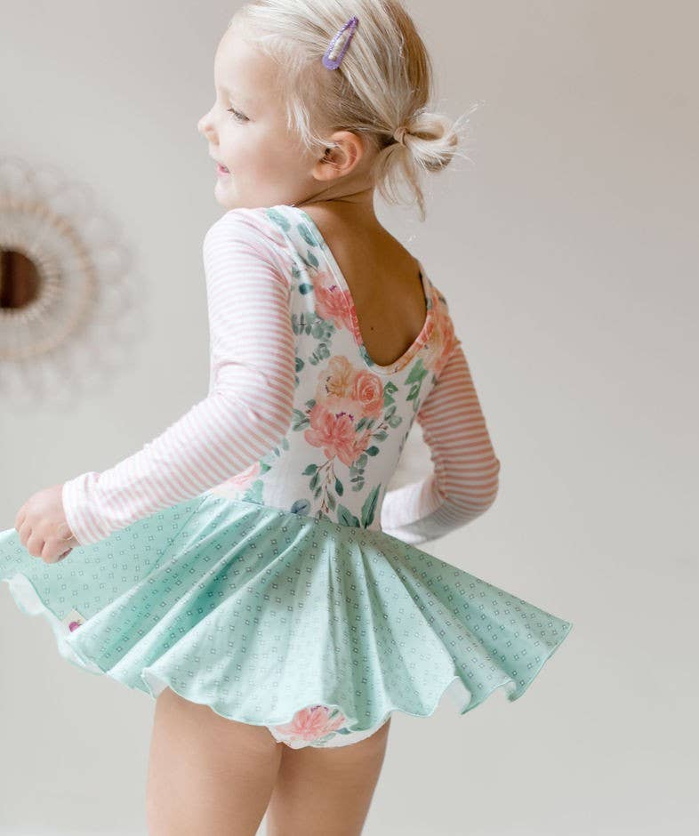 Cheeky Plum - Wholesale Leotard – Child - Farrah Leotard - Peachy Keen