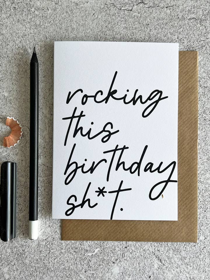 Rocking Birthday Card for wholesale by HELLO TIME