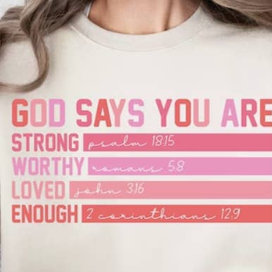 God says you are (TRF-8427) for wholesale by Start2Finish