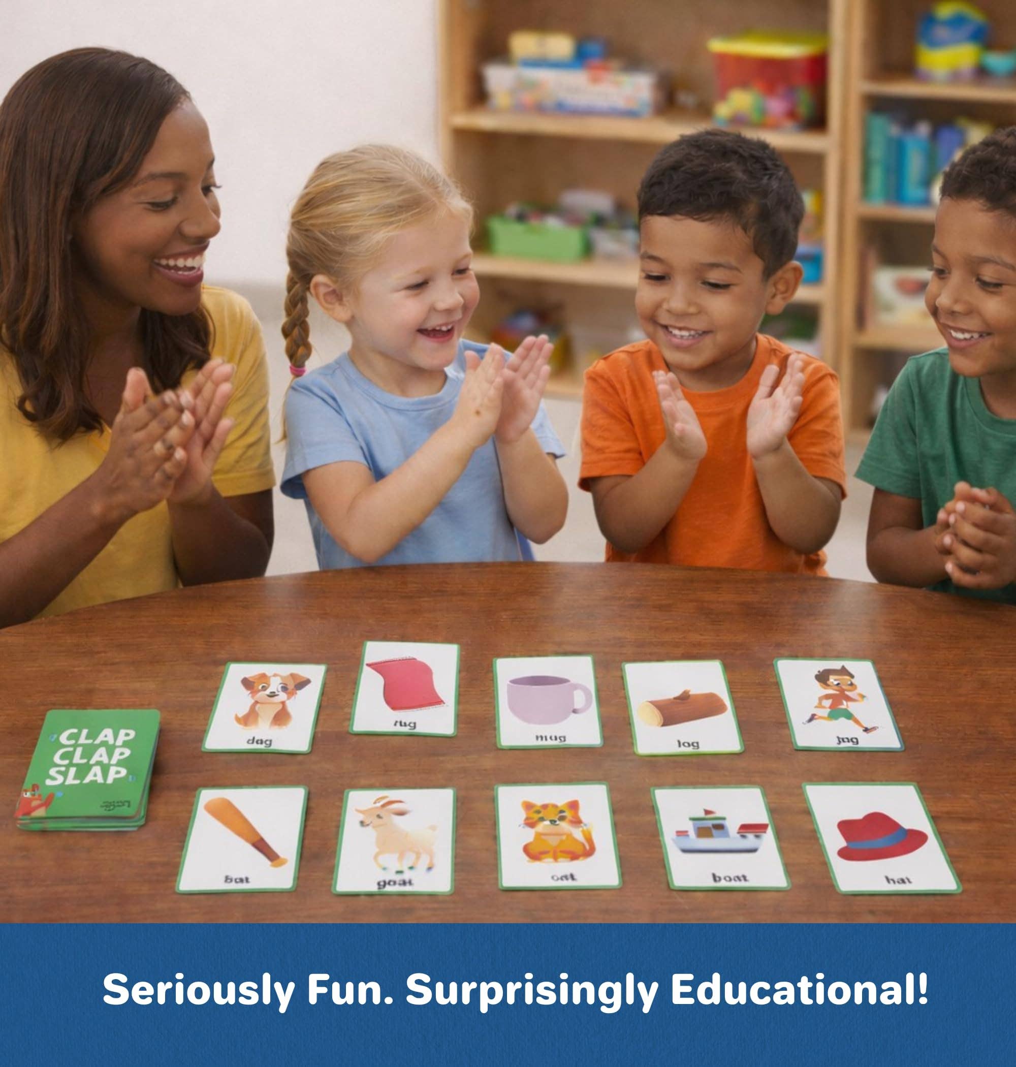 Clever Noodle - Wholesale Brain Game - Kids - Clap Clap Slap Rhyming Game6