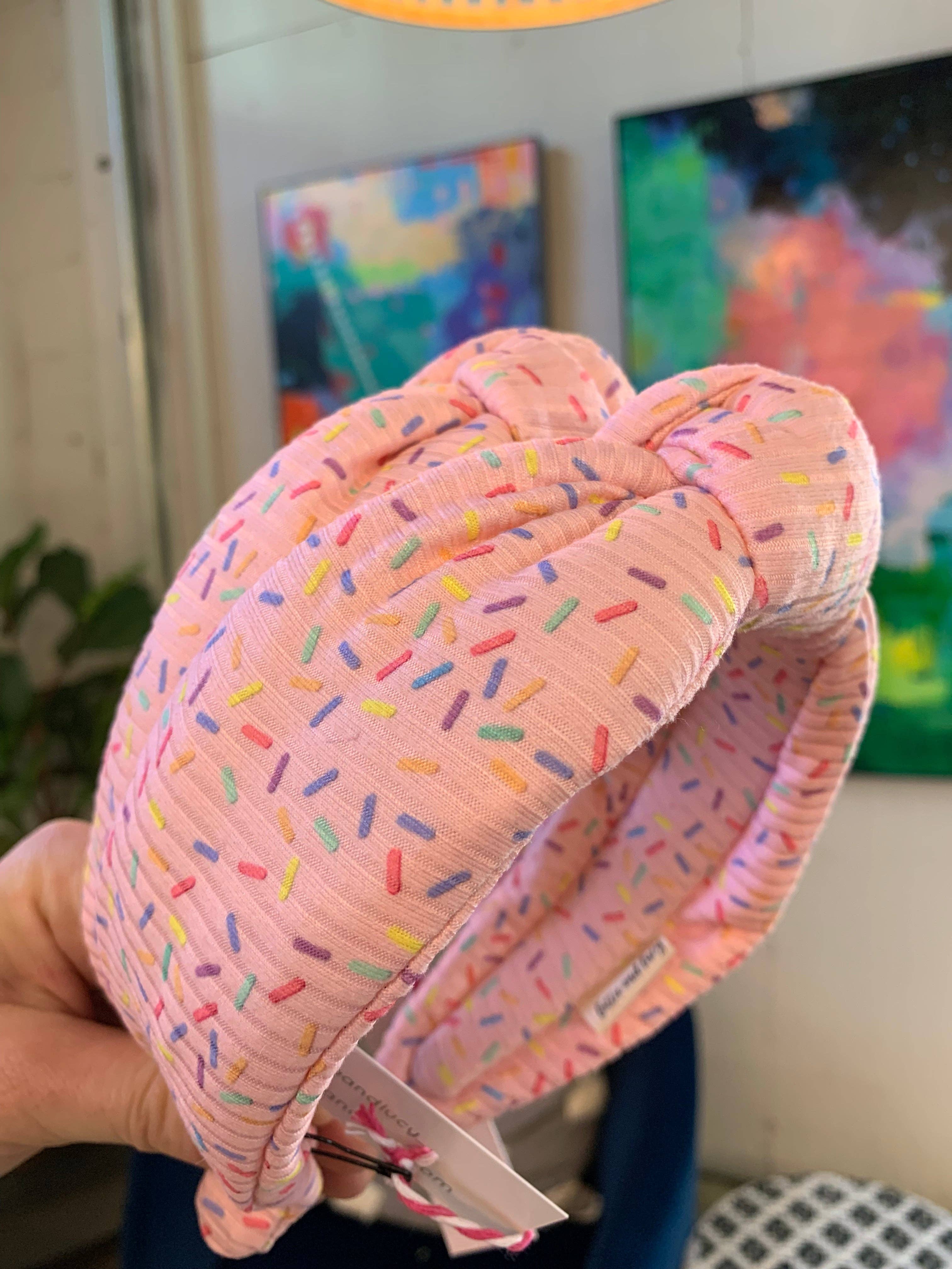 Lottie and Lucy - Vente Bandeau – femme - Bandeau d'impression à paillettes1