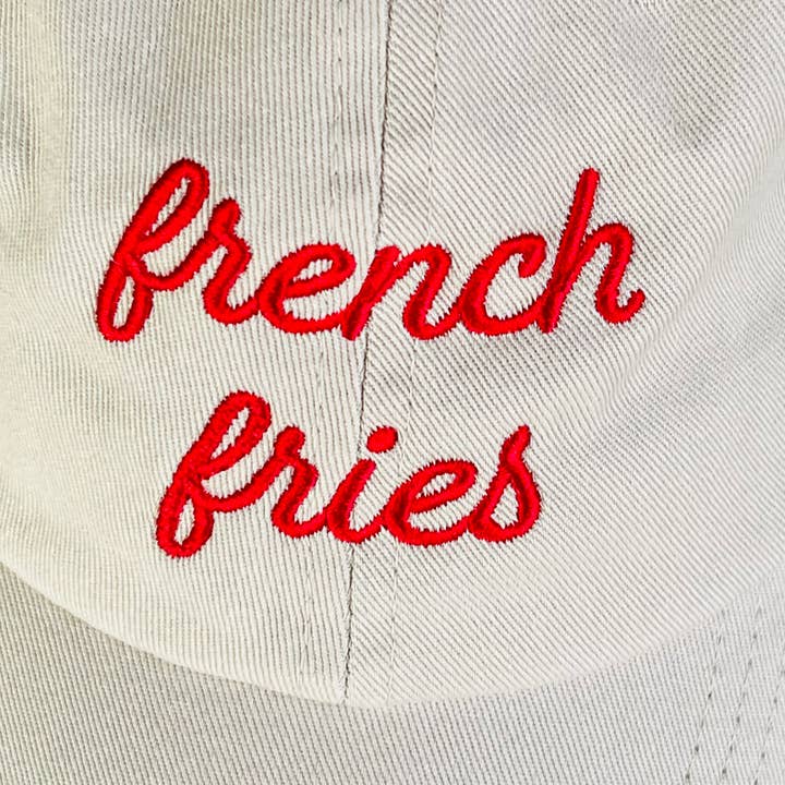 The Silver Spider - Wholesale Baseball cap – Unisex - French Fries foodie Baseball Cap Dad Hat diner funny2