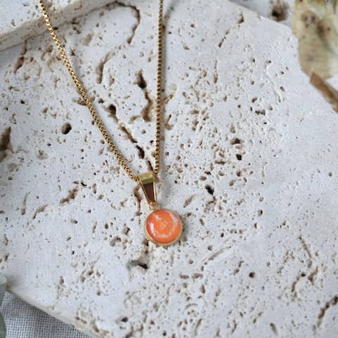 Topaz Small Pendant Necklace for wholesale by Aether & Nox