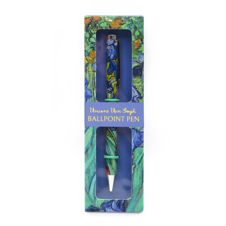 Robert Frederick Ltd - Vente Stylos - Stylo à bille Van Gogh Iris dans coffret cadeau
