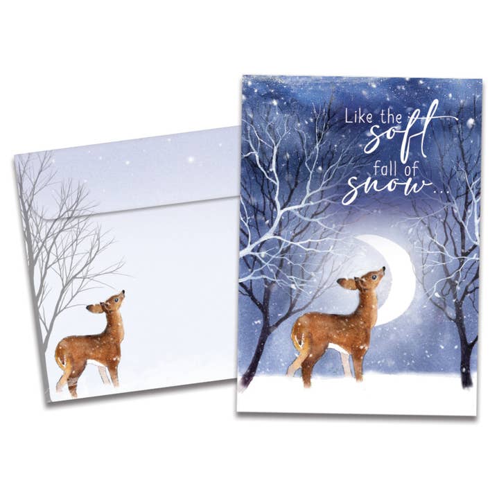 Under Winter’s Moon Solstice SKU 22527 for wholesale by Tree-Free Greetings