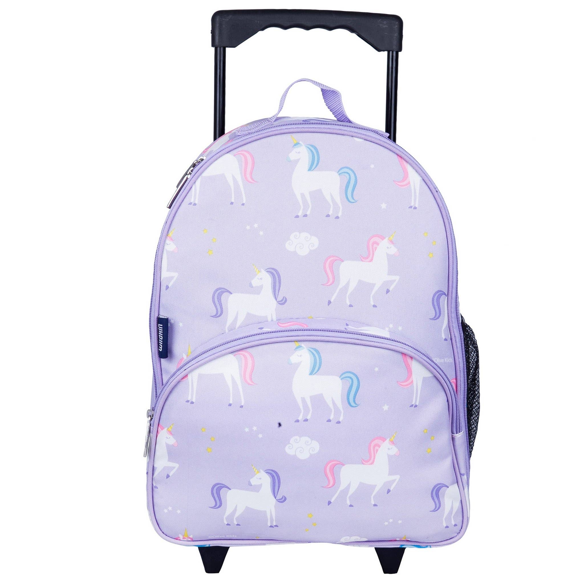 Wildkin - Wholesale Luggage - Kids - Unicorn Rolling Luggage3