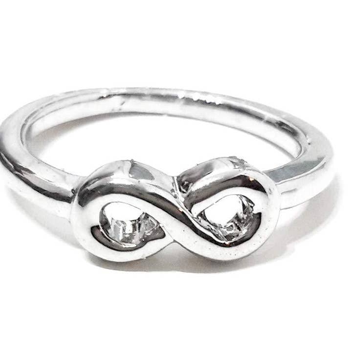 Silver Ring · Infinity T.15 (5,5cm) for wholesale by BRANDELIA