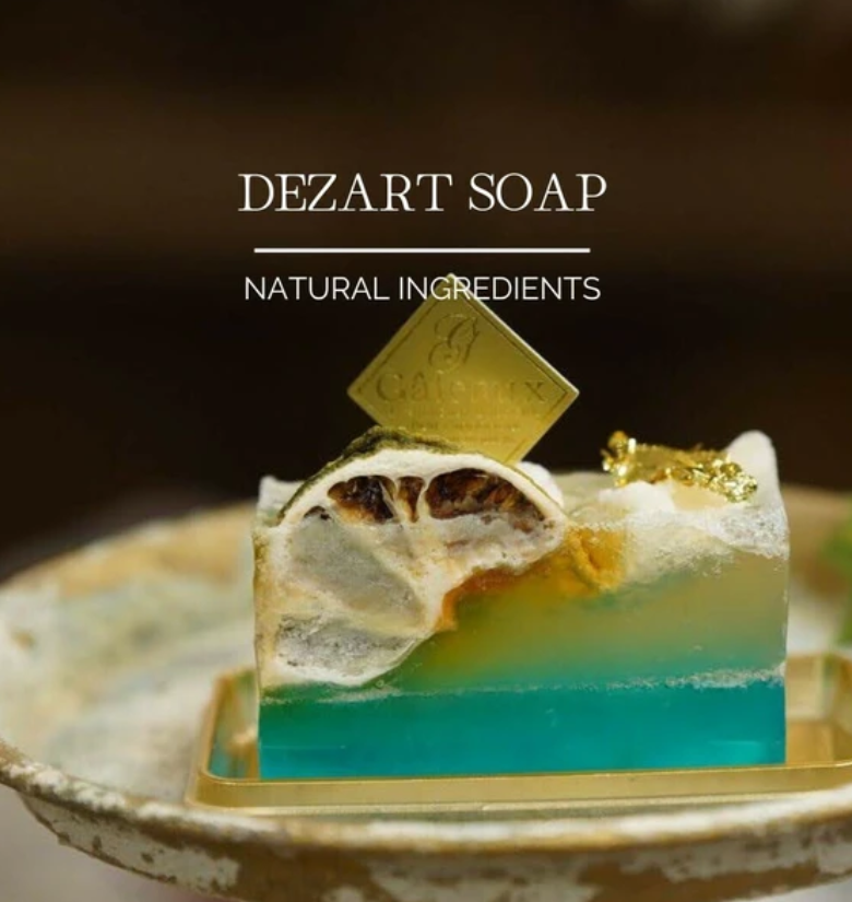 「FUNJI」In Japan – wholesale Bar Soap – Dessert Soap Airy Green – Handmade Japanese Soap0