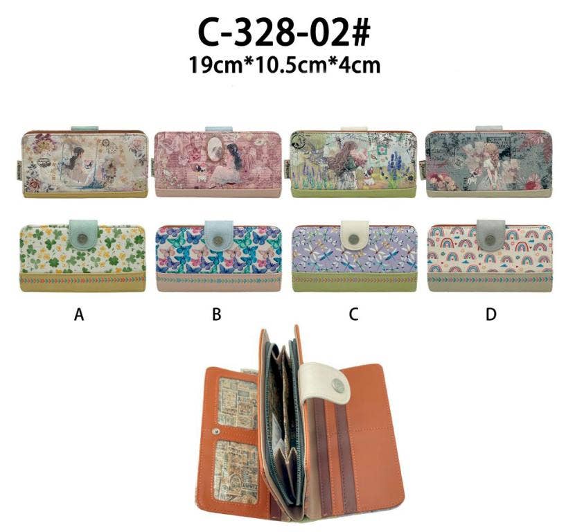 Chenson & Gorett - Wholesale Wallet - Women's - Women's Wallet with Sweet Candy Doll and Internal Pocket B2B