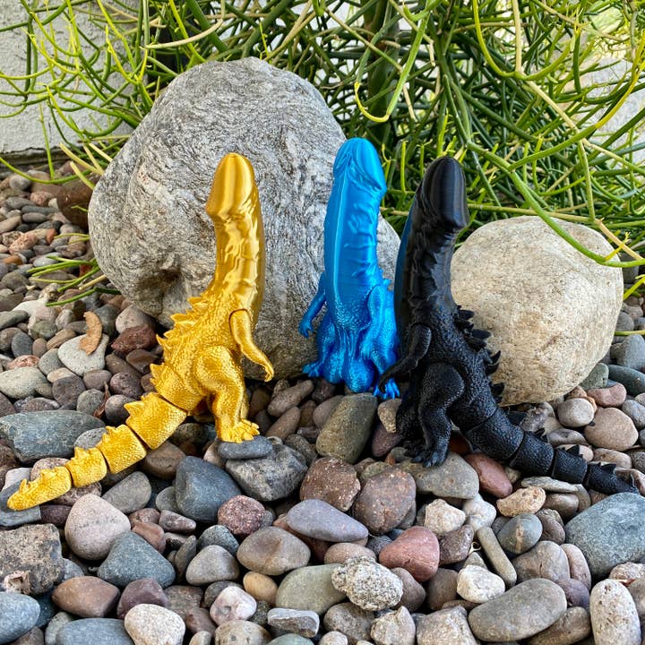 NumanPrints - Wholesale Fidget Toy - Kids - Dick Zilla Flexi Tail Fidget