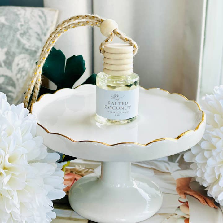 Salted Coconut Car Diffuser for wholesale by Sage and Bloom Co
