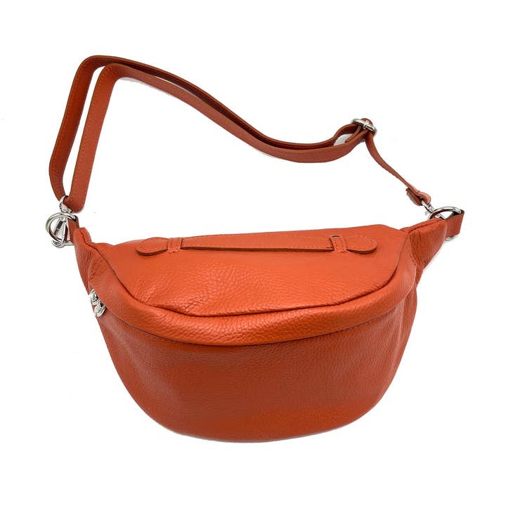 Suie Valentini srl - Wholesale Crossbody Bag - Women's - Genuine leather fanny pack, Made in Italy, art. 11242613