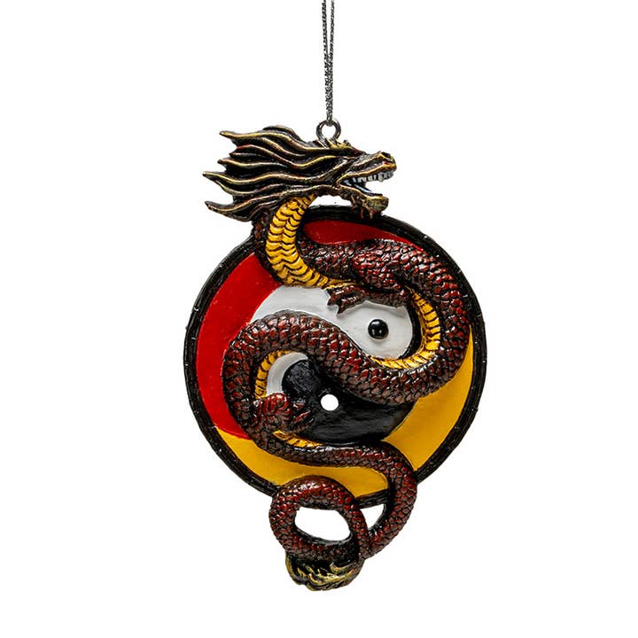 Yin Yang Guardian Dragon Ornament for wholesale by Pacific Trading