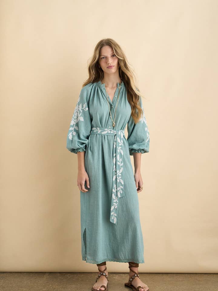 Robe Chantal Verte pour la vente par Sonmer Shop USA