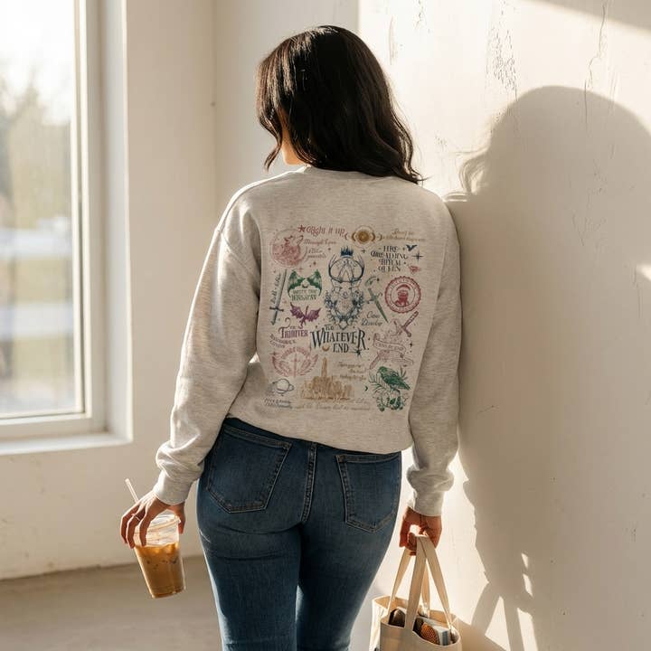 MagicMerchEmporium – wholesale Sweatshirt med tryck - Unisex – SJM Worlds Collide Sweatshirt3