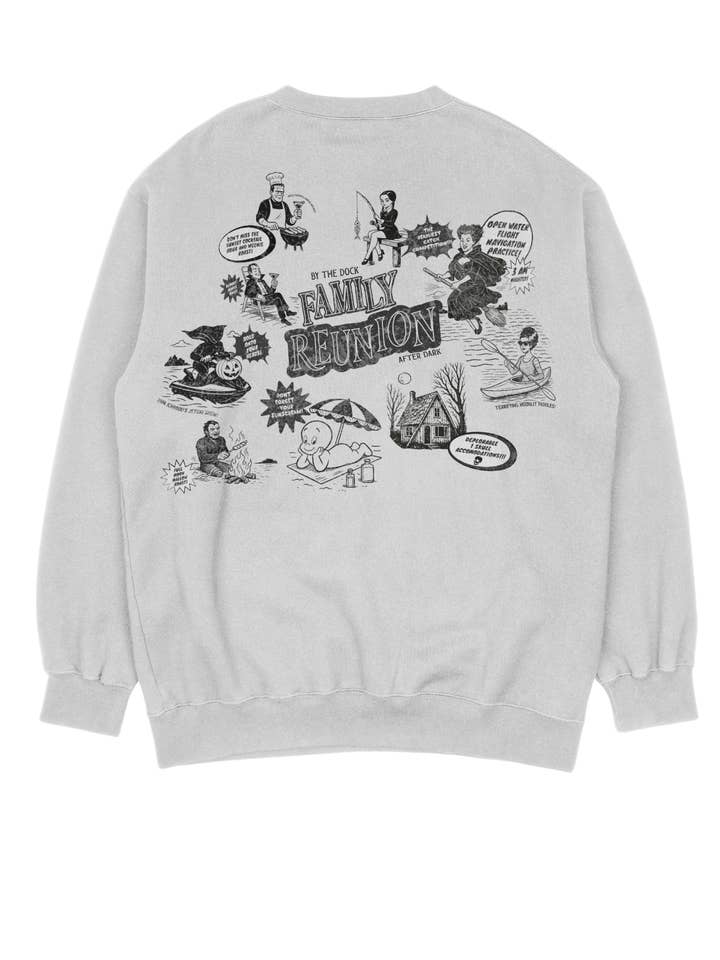 Family Reunion After Dark Crewneck for wholesale by Locals Only- By the Dock