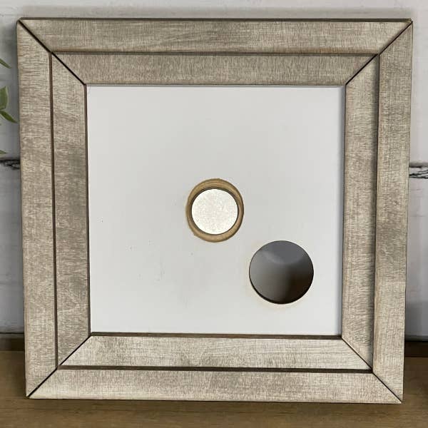 Interchangeable Whitewashed Frame (2 sizes available) for wholesale by Plums & Roses