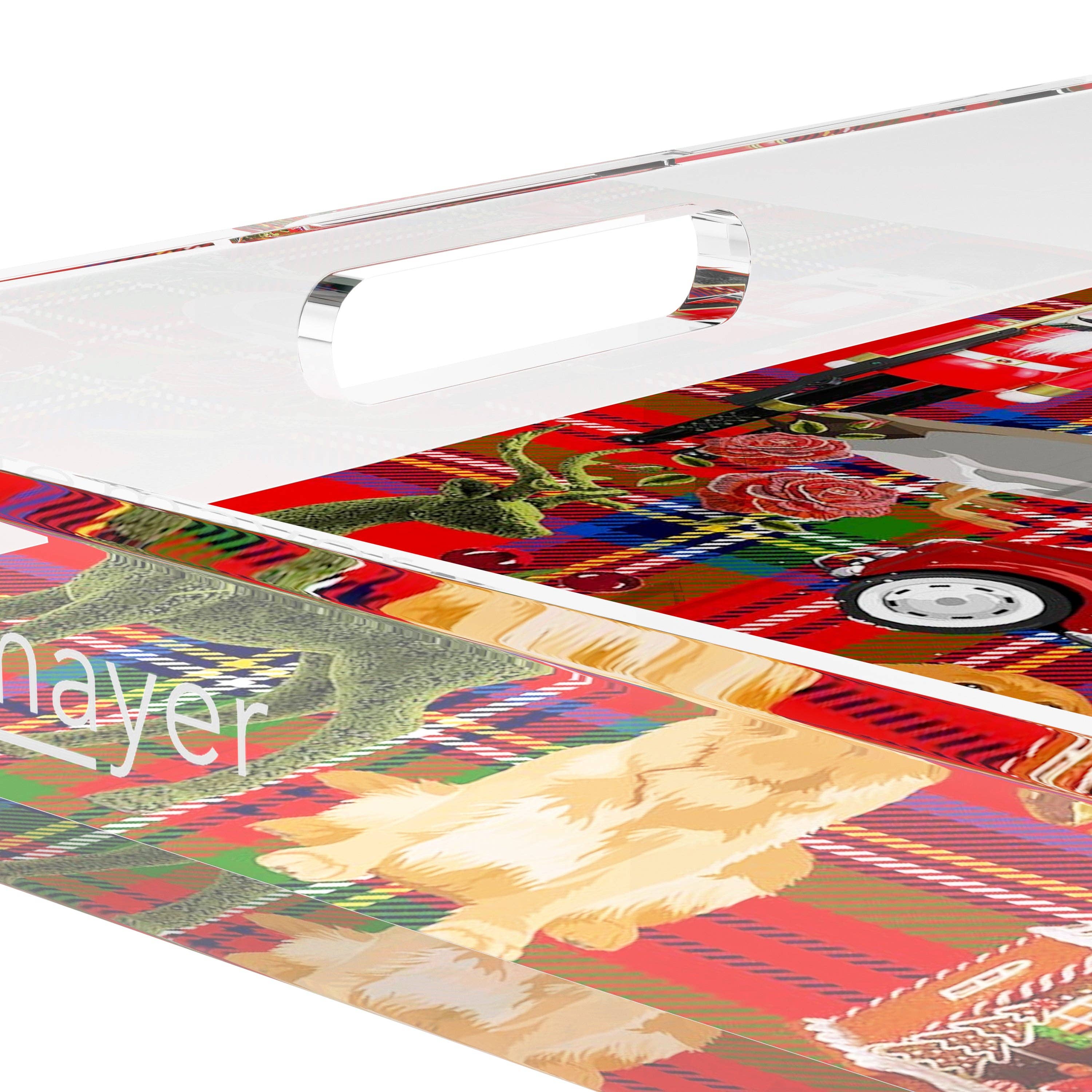 Nicolette Mayer Collection - Wholesale Decorative Tray - Ultimate Christmas Acrylic Square Decorative Tray32