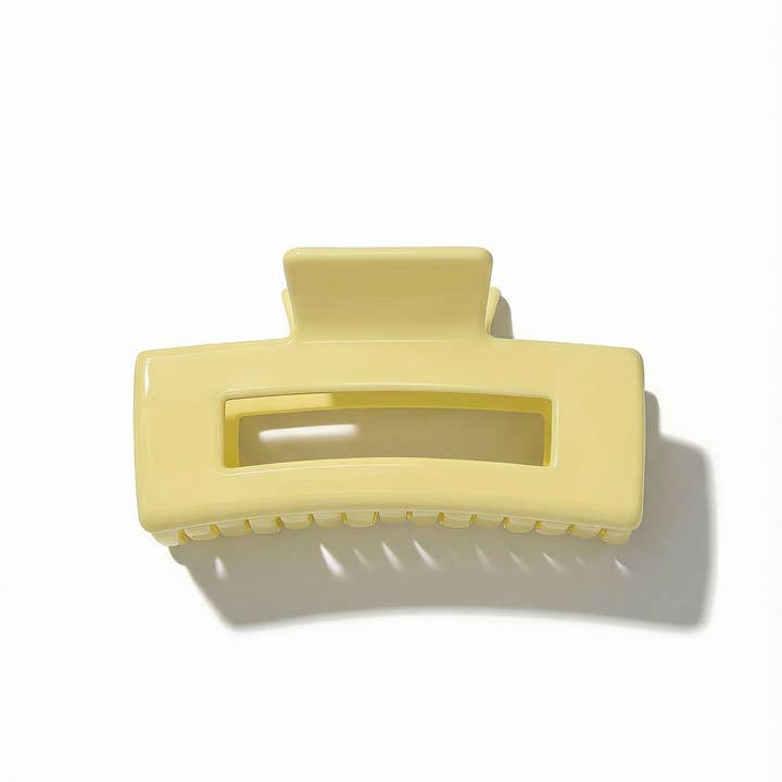 Easter Light Yellow Hair Claw, Buttercream for wholesale by Stiched by Lexi