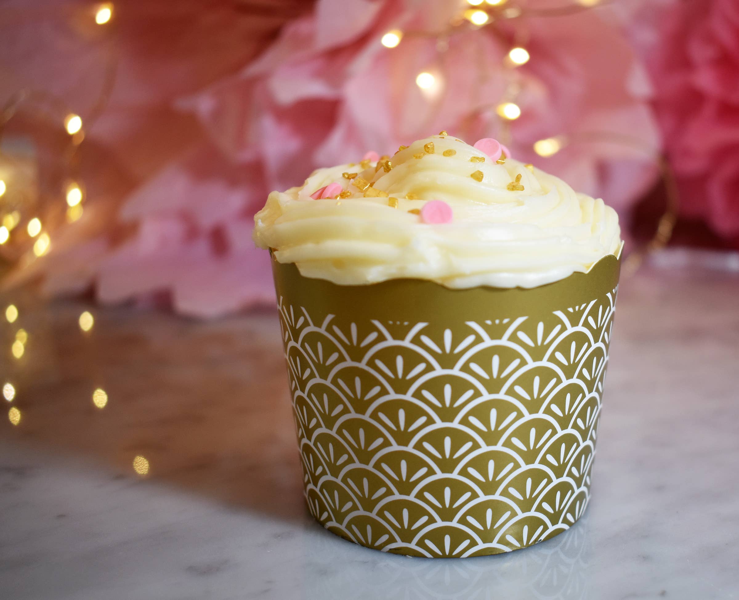 Sweet Divide - Wholesale Baking Dish - Large 5 oz Disposable Baking & Snack Cups - Gold - 20 Pk2