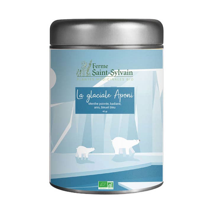 La Glaciale Aponi - Organic mixed herbal tea for wholesale by La Ferme Saint-Sylvain