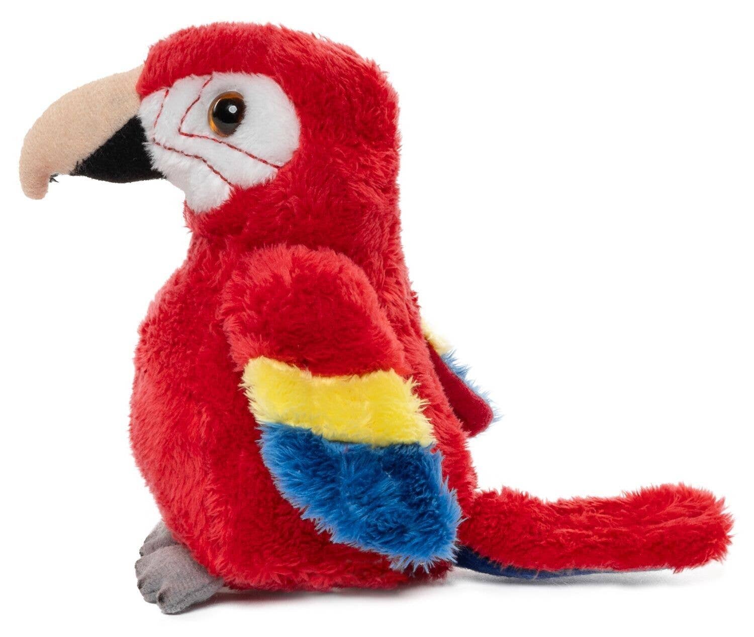 Uni Toys - Wholesale Stuffed/Plush Toy - Kids & Baby - Parrot Plushie (red) - 13 cm (height) - cuddly/plush toy2