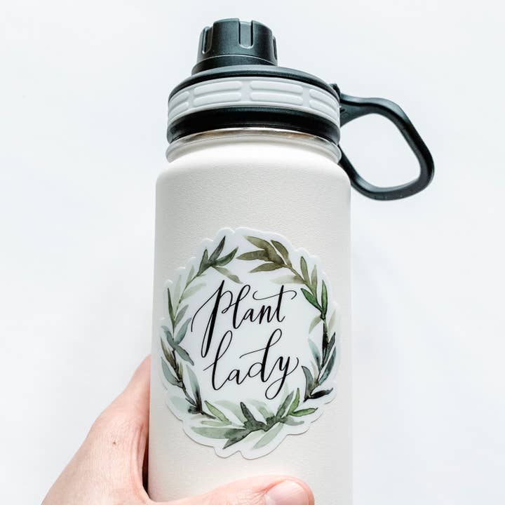 Wildflower Paper Company - Wholesale Sticker - Plant Lady Wreath Sticker1