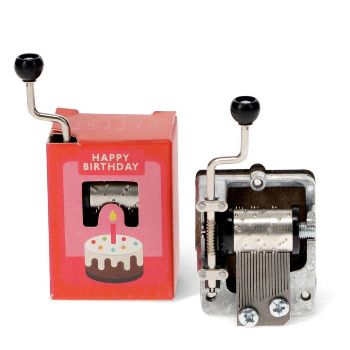 Rex London UK - Wholesale Music Box - Kids & Baby - Hand-Crank Music Box (Assorted) - Happy Birthday