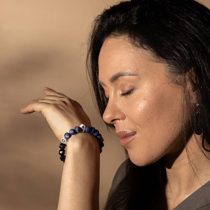 Kodes - Wholesale Aromatherapy Bracelet - Aromatherapy Essential Oil Diffuser Bracelet - Sodalite2