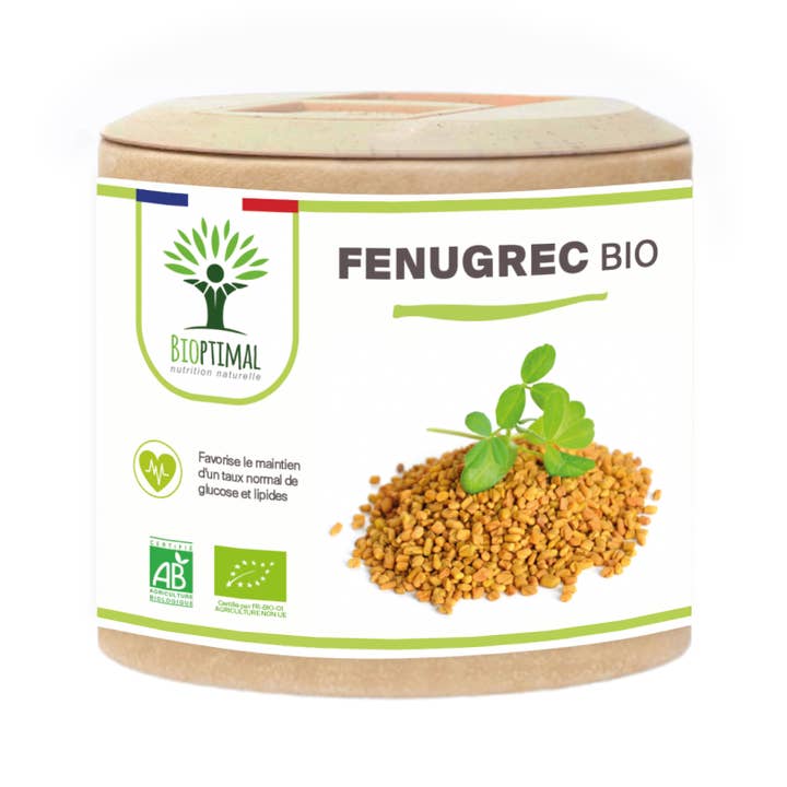 Bioptimal - Wholesale Oral Supplement/Vitamin - Organic fenugreek - Food supplement - in capsules