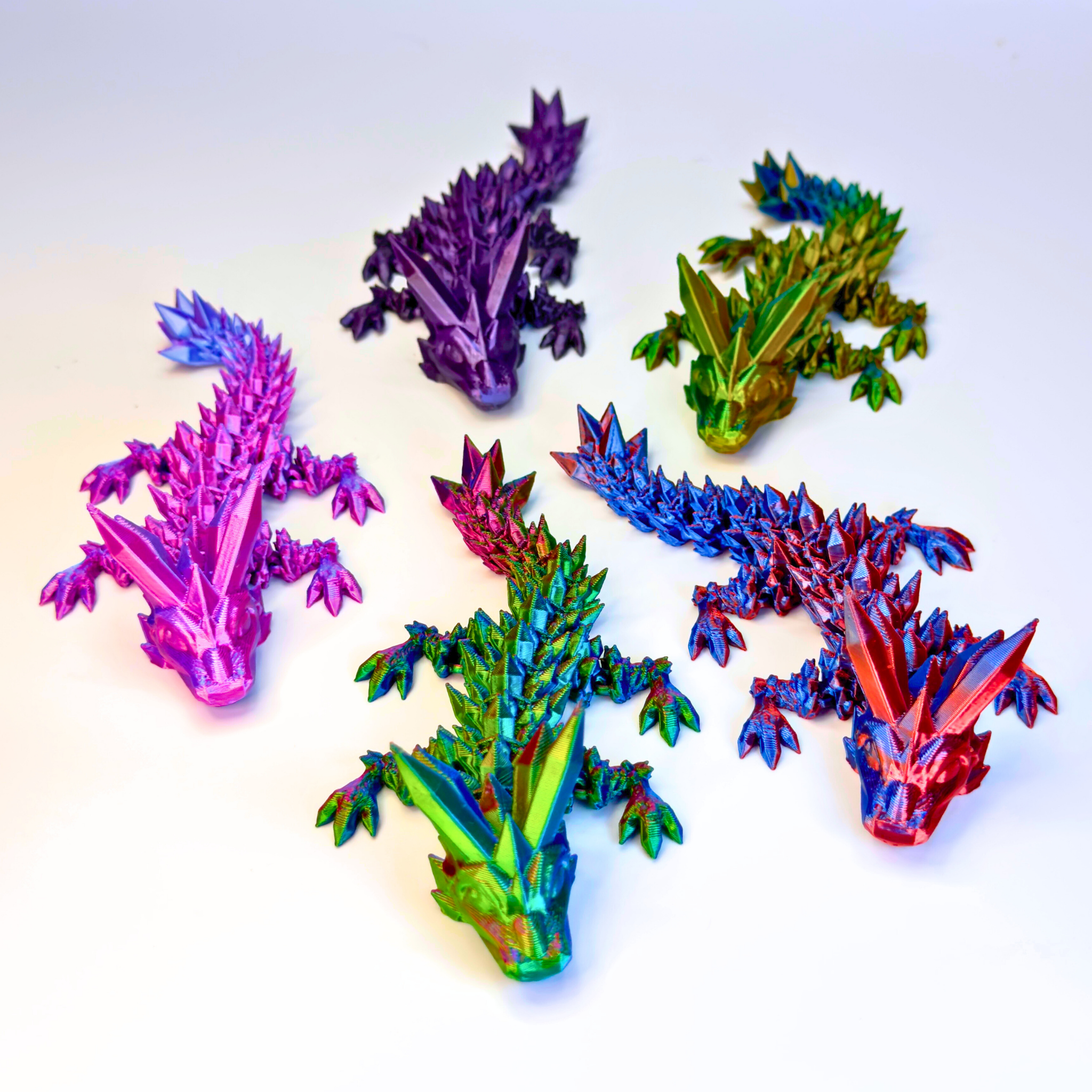 Dragon Fidgets - Wholesale Fidget Toy - Kids - 6IN Baby Crystal Dragon & Optional 4IN Egg, Fidget Toy21