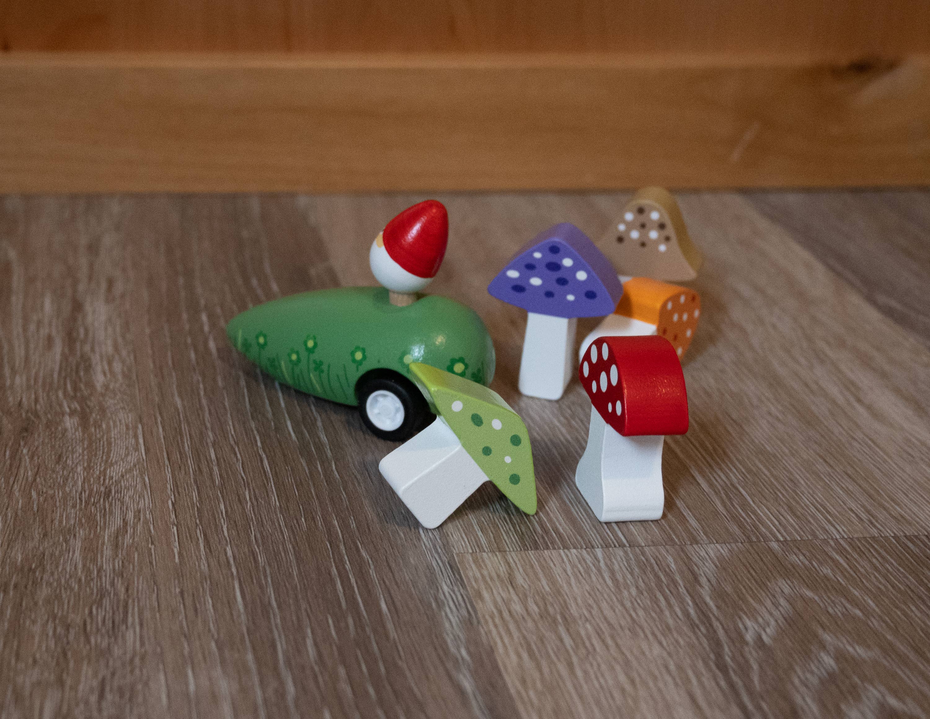 Jack Rabbit Creations - Wholesale Wood Toy - Kids - Gnome & Mushrooms Bowling Game2