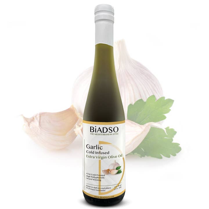 Garlic Extra Virgin Olive Oil for wholesale by BiADSO