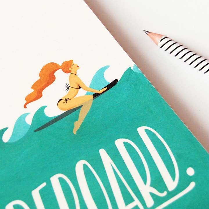 Draw Me a Song - Wholesale Notebook - Surfboard Notebook1