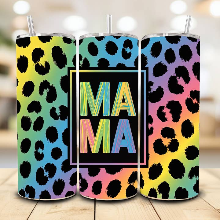 Mama, Mom Tumbler, 20 oz. for wholesale by Stencil Art Canada