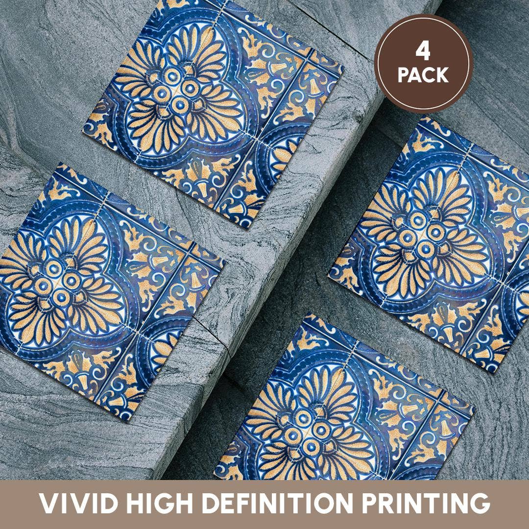 3dRose - Wholesale Coasters - 3dRose, Portugal, Costa Nova. Colorful houses Palheiros striped homes., Coaster5