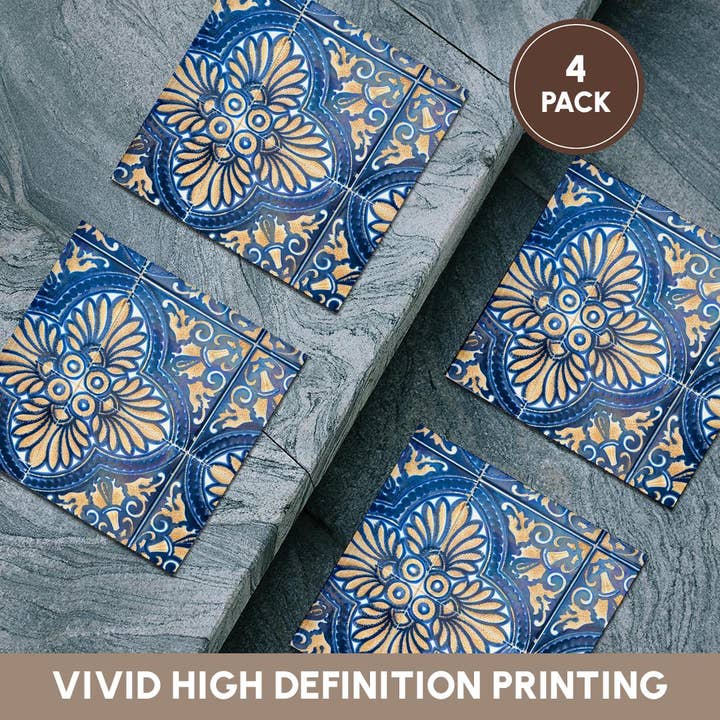 3dRose - Wholesale Coasters - 3dRose, Portugal, Costa Nova. Colorful houses Palheiros striped homes., Coaster5