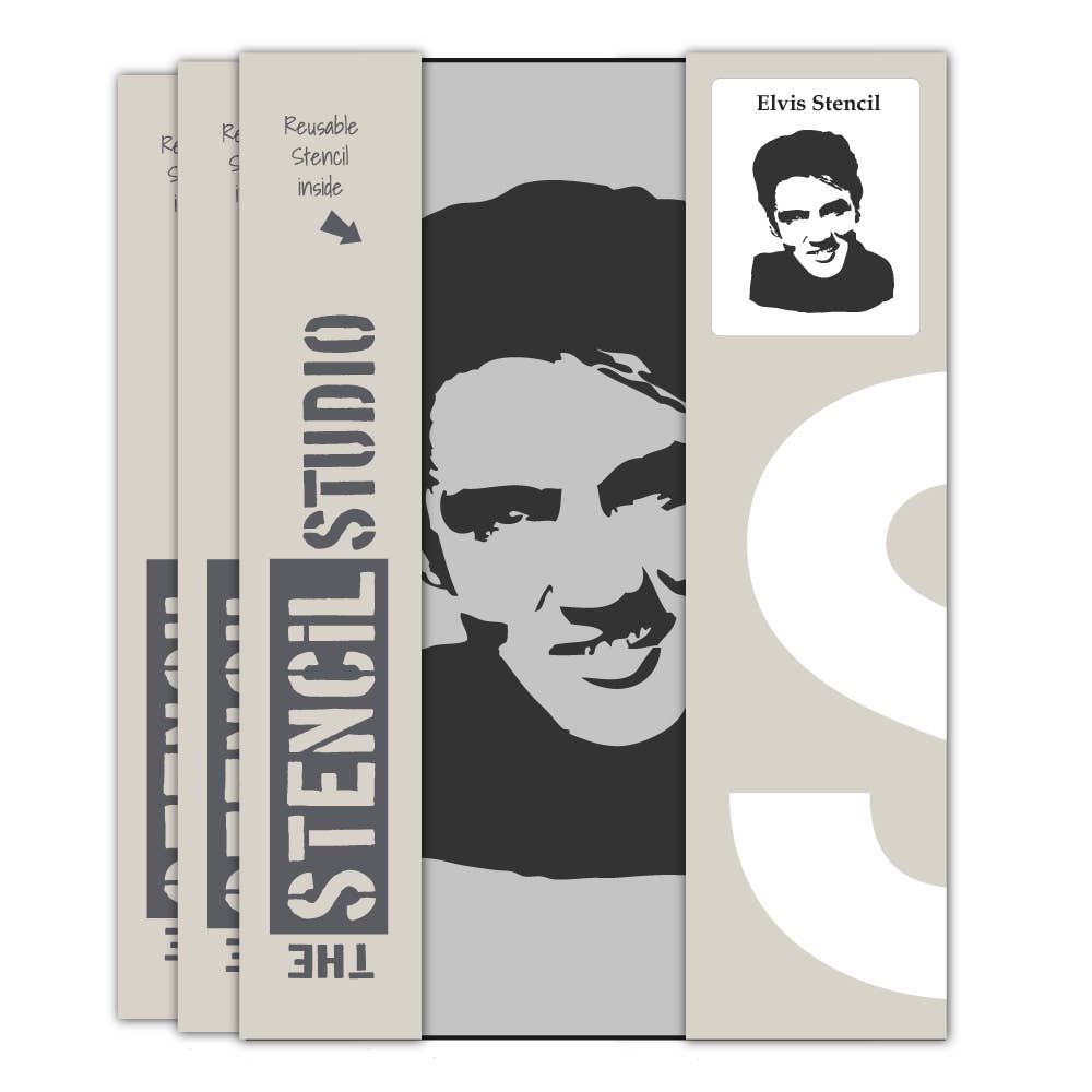 The Stencil Studio – wholesale Stencil/craft die – Elvis Stencil1