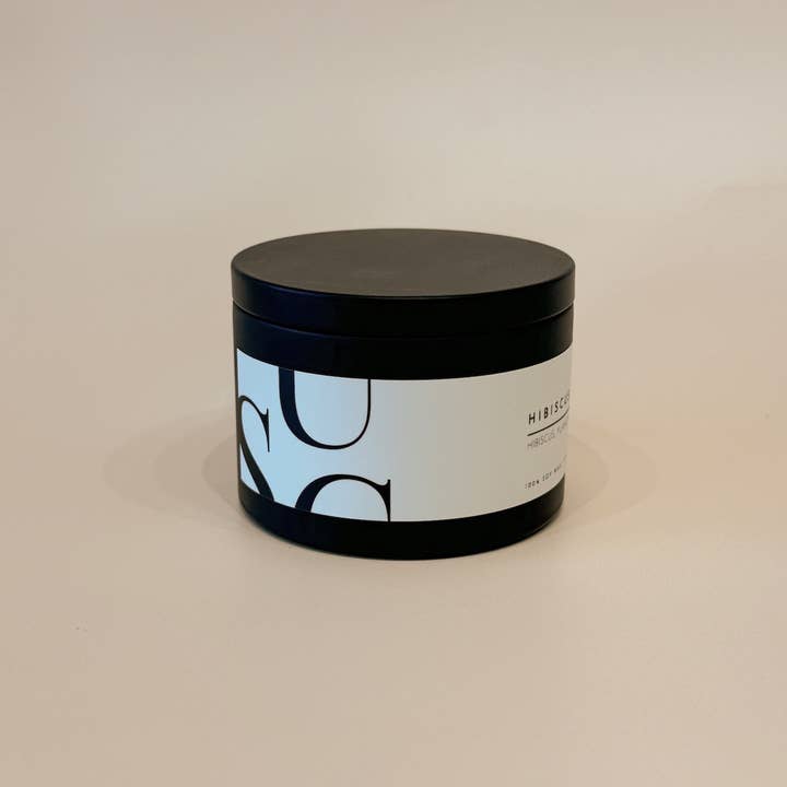 Unplug Soy Candles - Wholesale Travel Candles - Matte Black Travel Tin Soy Candle18