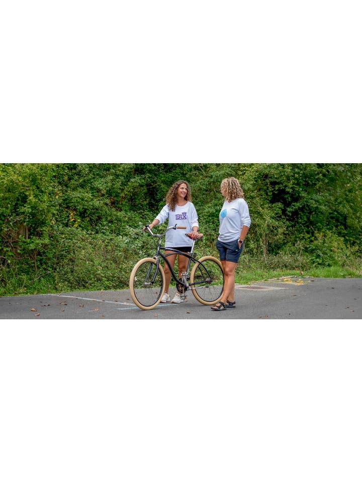 SPORT LUXURY - Wholesale Sweatshirt - Women's - Box Neck Embroidered SLX Sweatshirt2